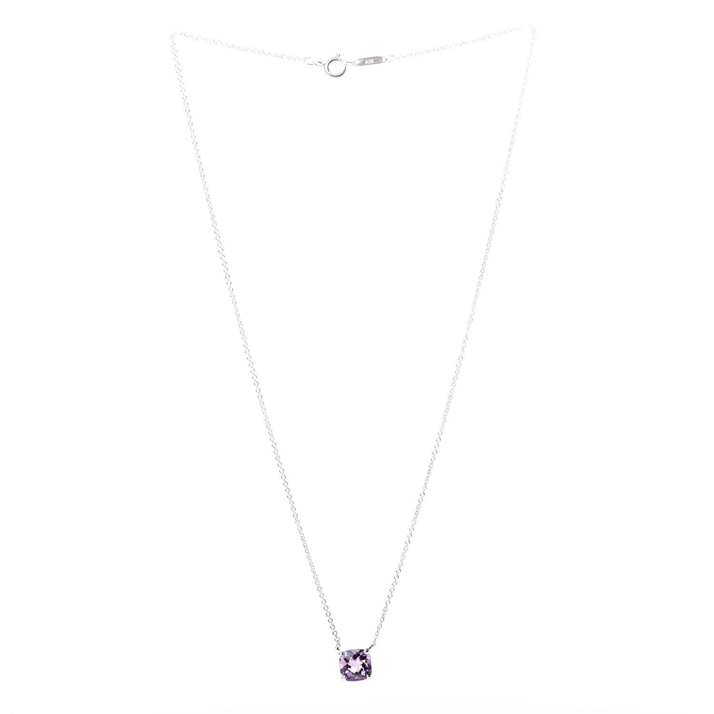 Sterling Silver Amethyst Sparklers Necklace