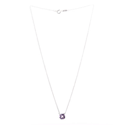 Tiffany Sterling Silver Amethyst Sparklers Necklace 2 of 3