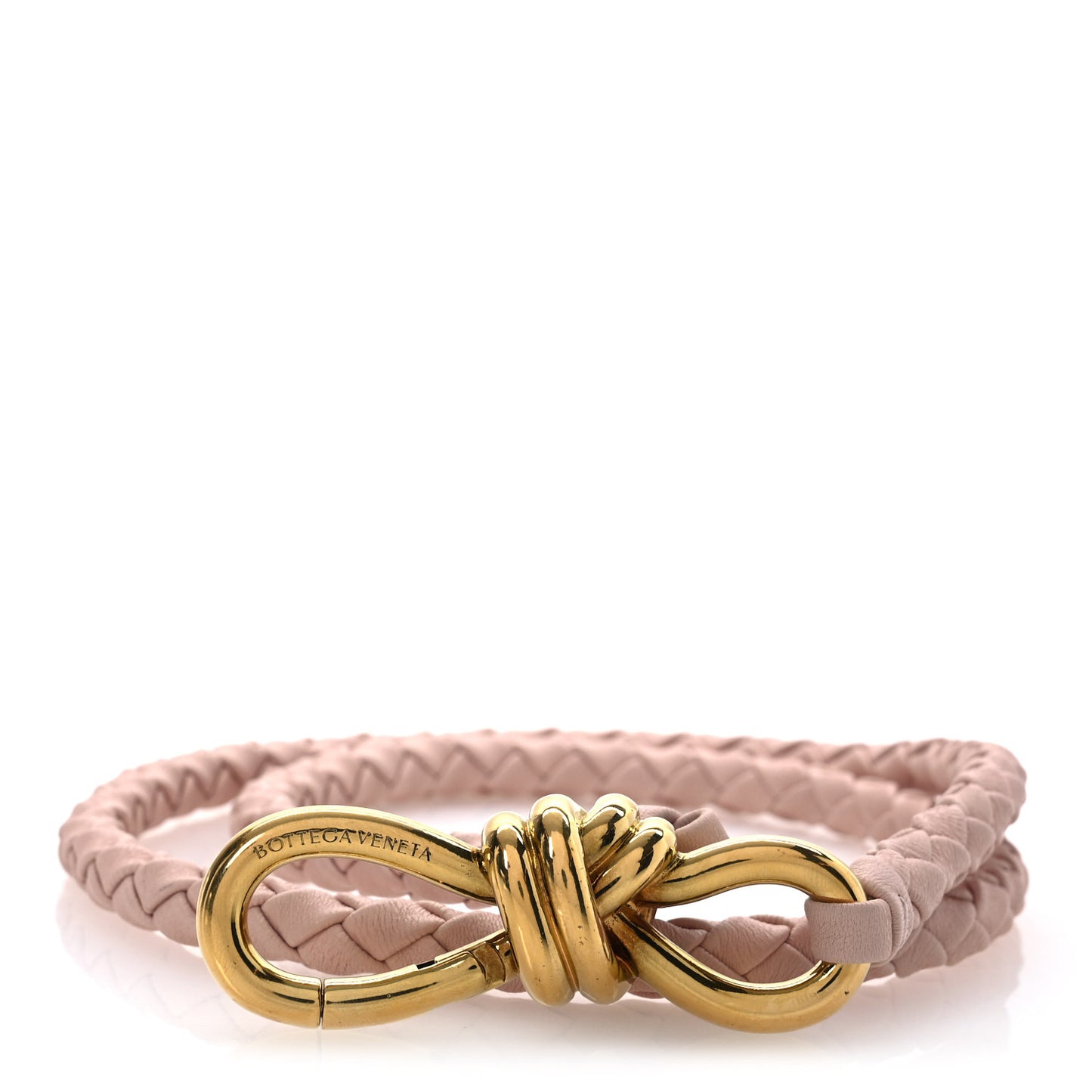 Nappa Intrecciato Belt M Lotus