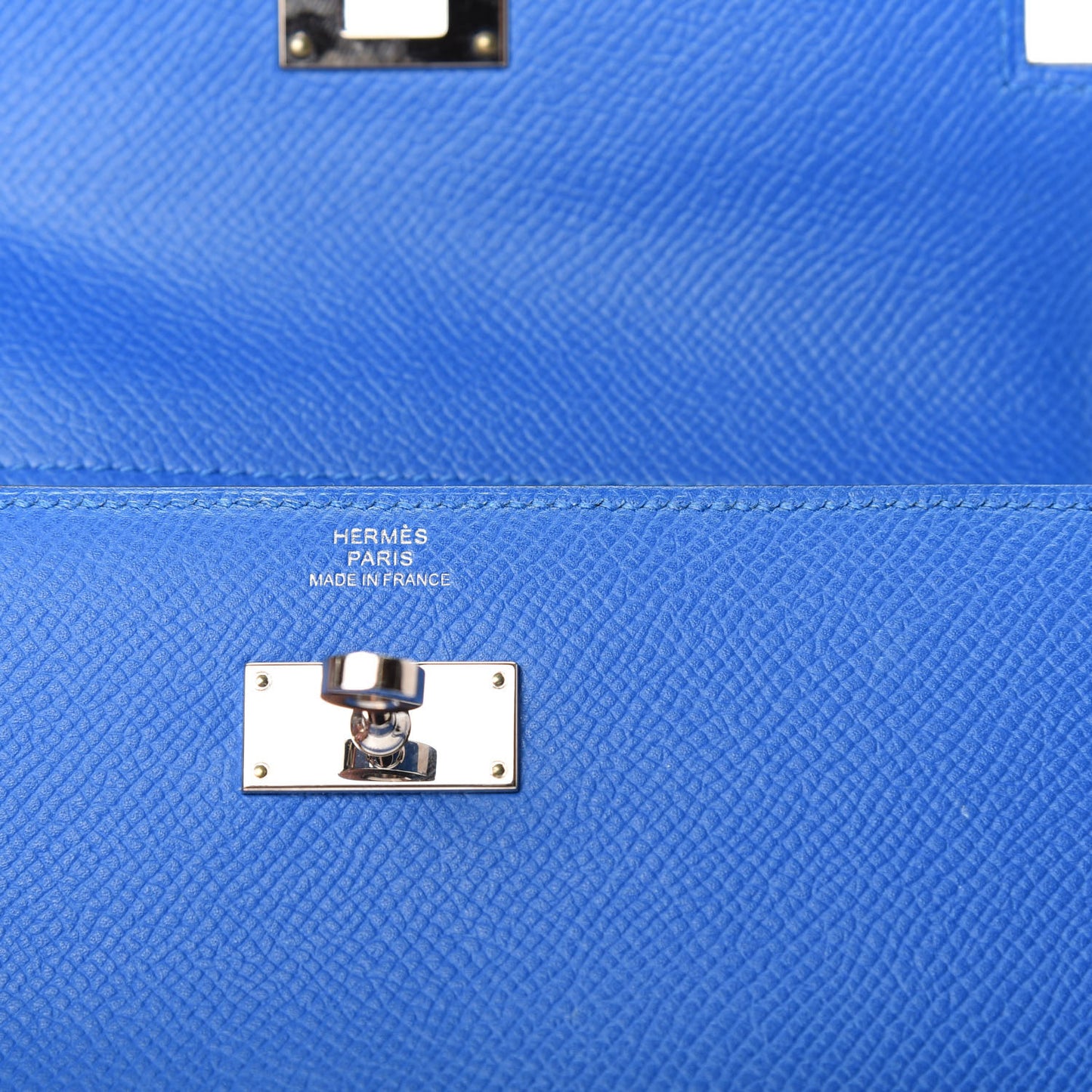 Epsom Medium Kelly Wallet Bleu Zellige