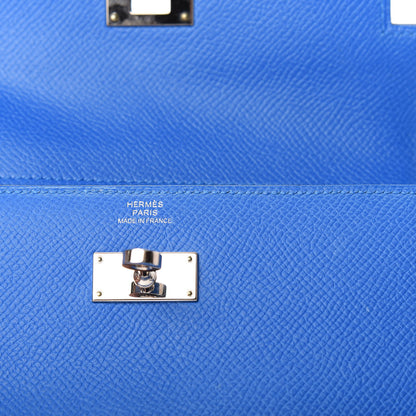 Hermes Epsom Medium Kelly Wallet Bleu Zellige 7 of 9
