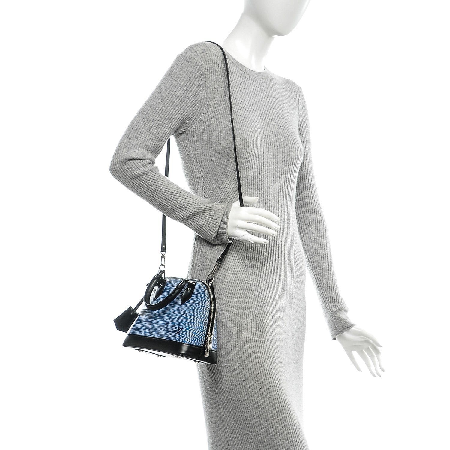 Louis Vuitton Epi Alma BB Denim Light 2 of 6