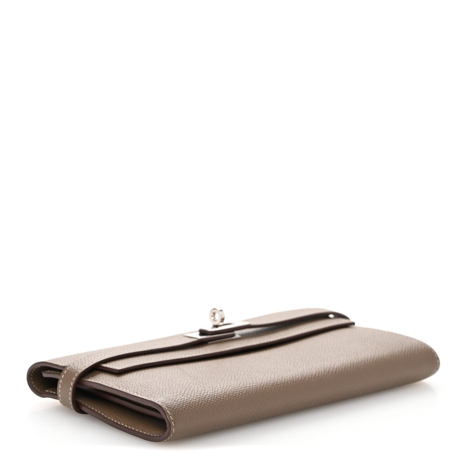 Hermes Epsom Kelly Longue Wallet  Etoupe 4 of 10