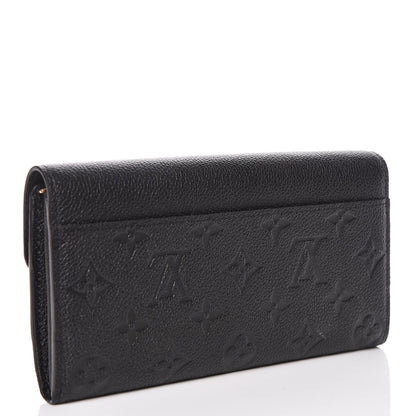 Louis Vuitton Empreinte Sarah Wallet NM Black 3 of 8