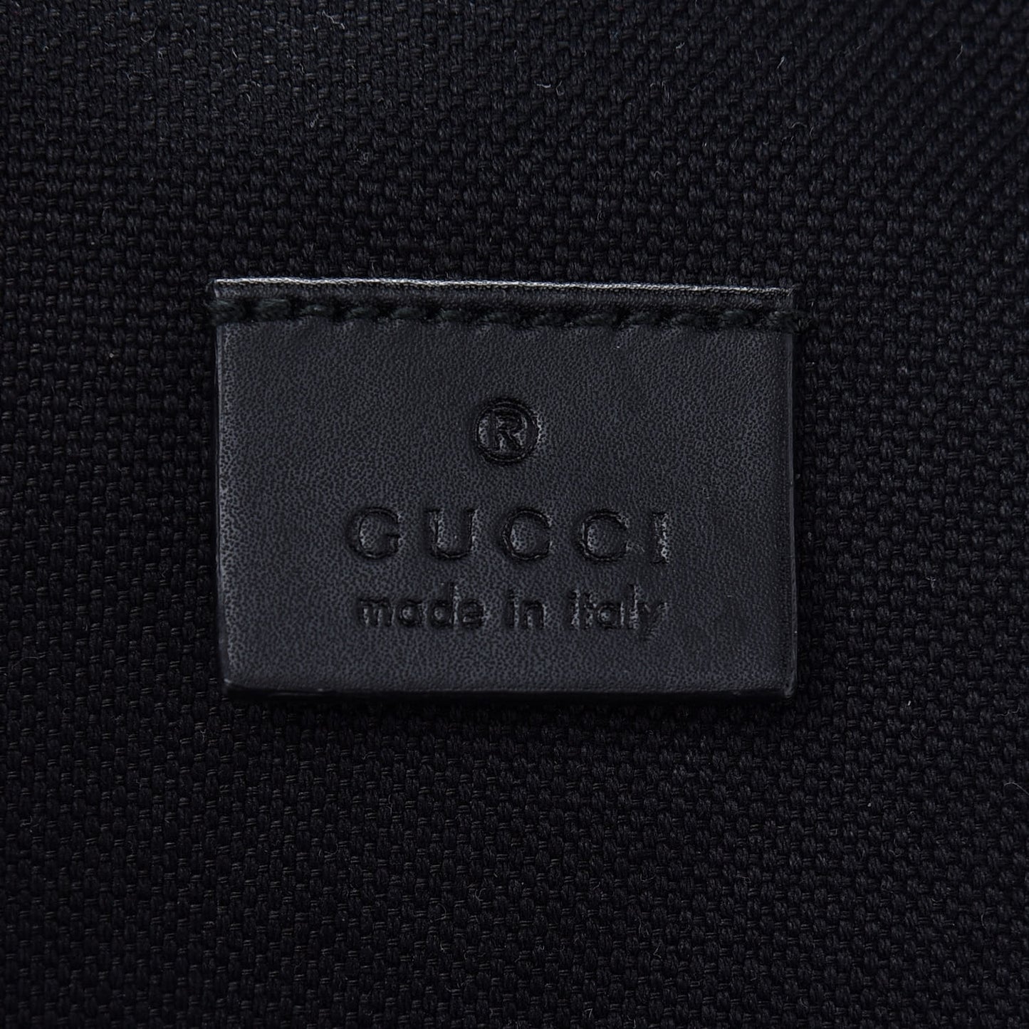 GG Supreme Monogram Web Belt Bag Black Grey