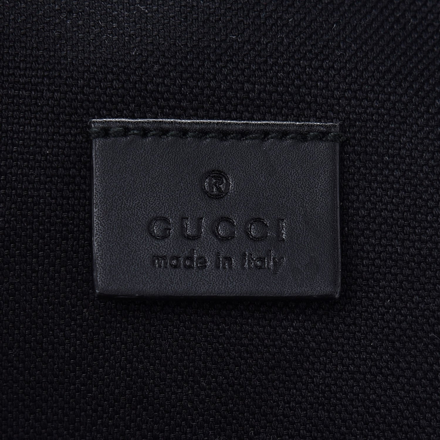 Gucci GG Supreme Monogram Web Belt Bag Black Grey 6 of 10