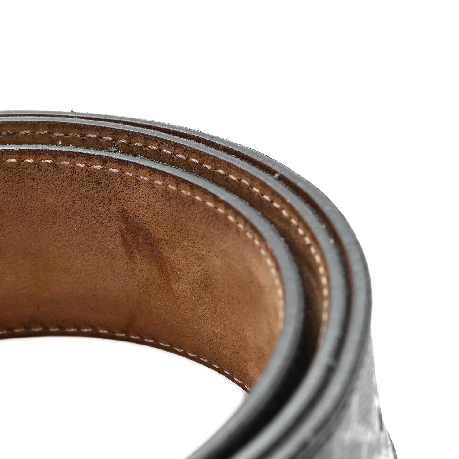 Gucci Imprime Monogram Interlocking G 105 42 Belt Black 5 of 5