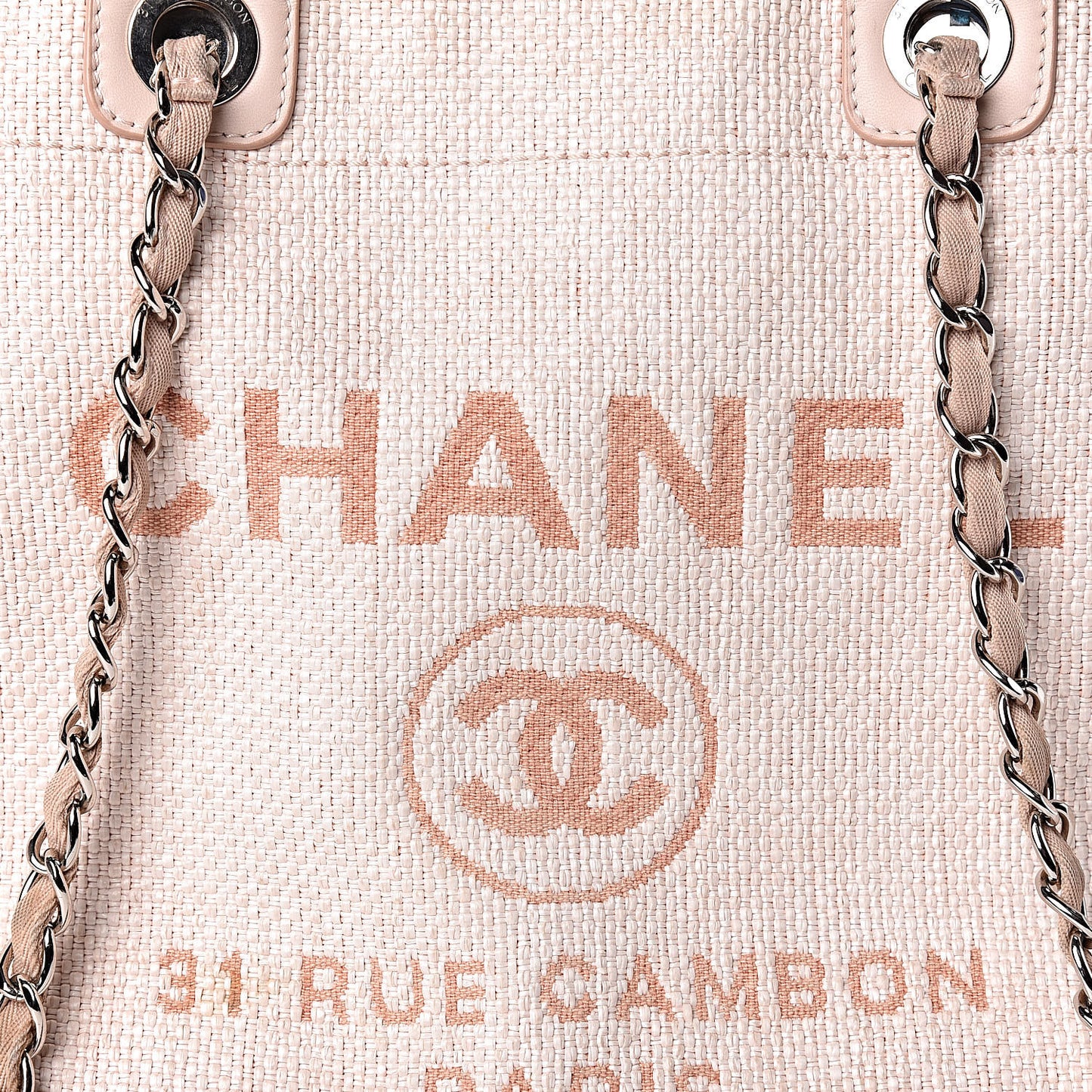 Canvas Large Deauville Tote Pink