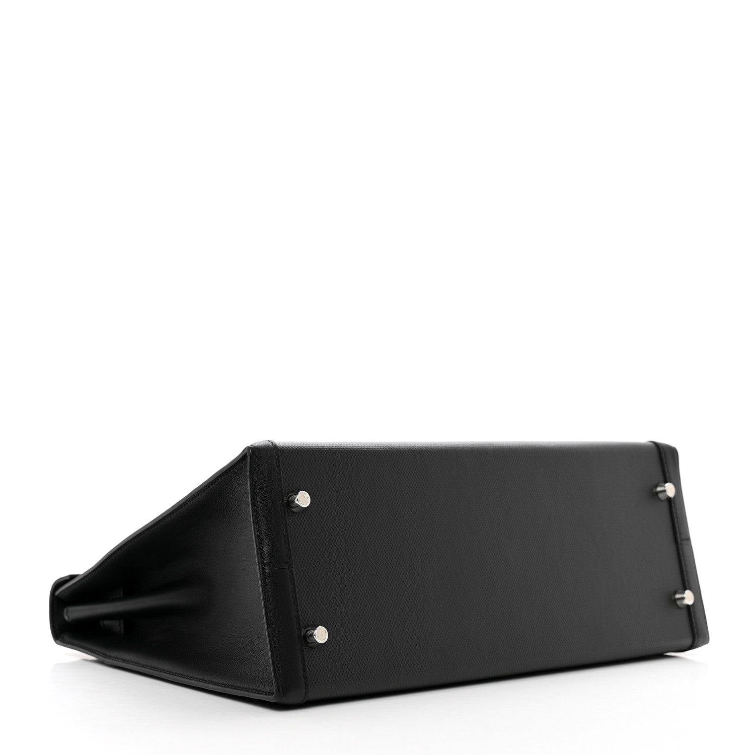 Hermes Berline Toile Swift Kelly Sellier 32 Black Ecru 4 of 11