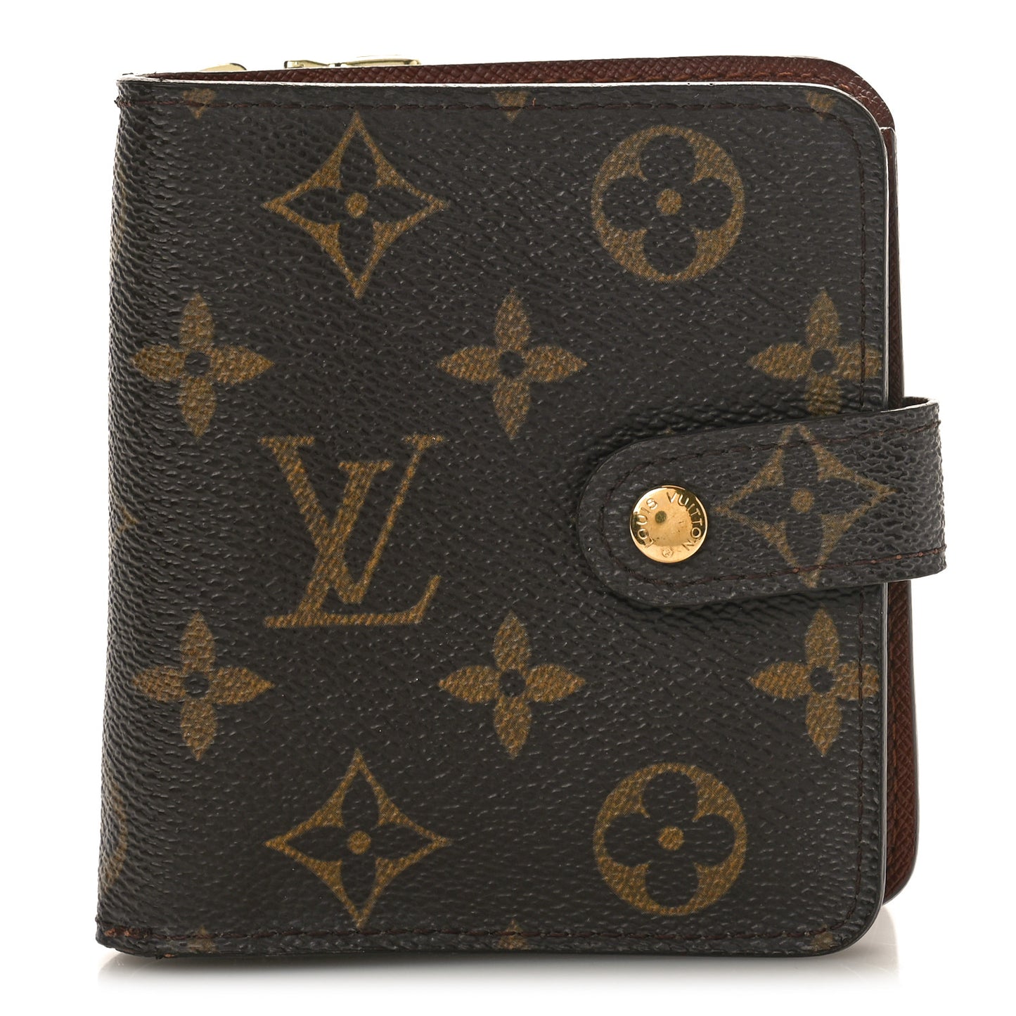 Monogram Compact Zippe Zipped Wallet