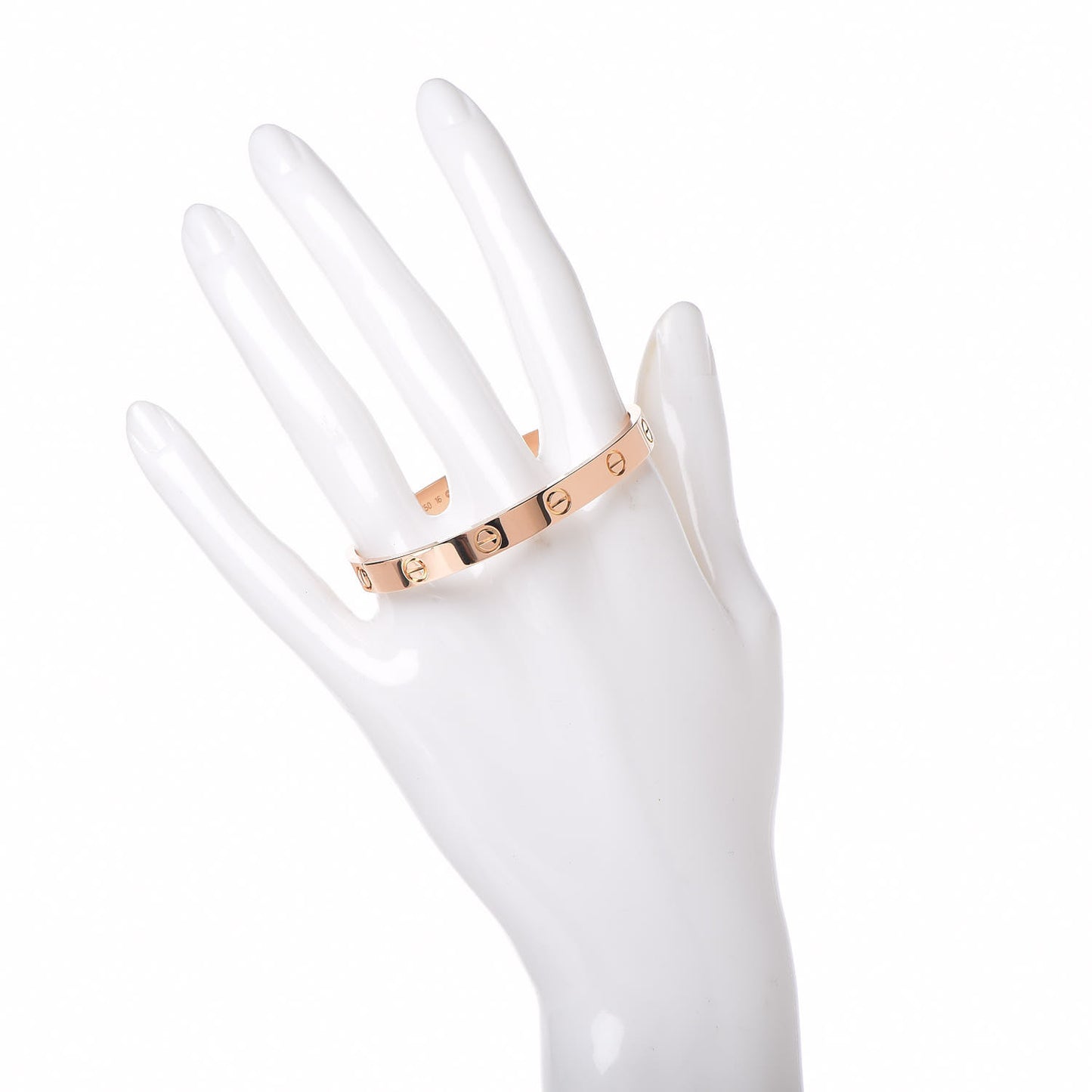 18K Pink Gold LOVE Bracelet 16