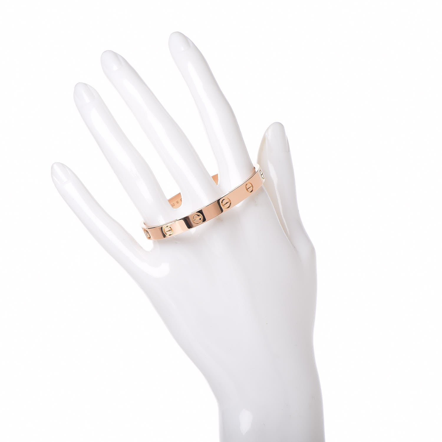 Cartier 18K Pink Gold LOVE Bracelet 16 2 of 6