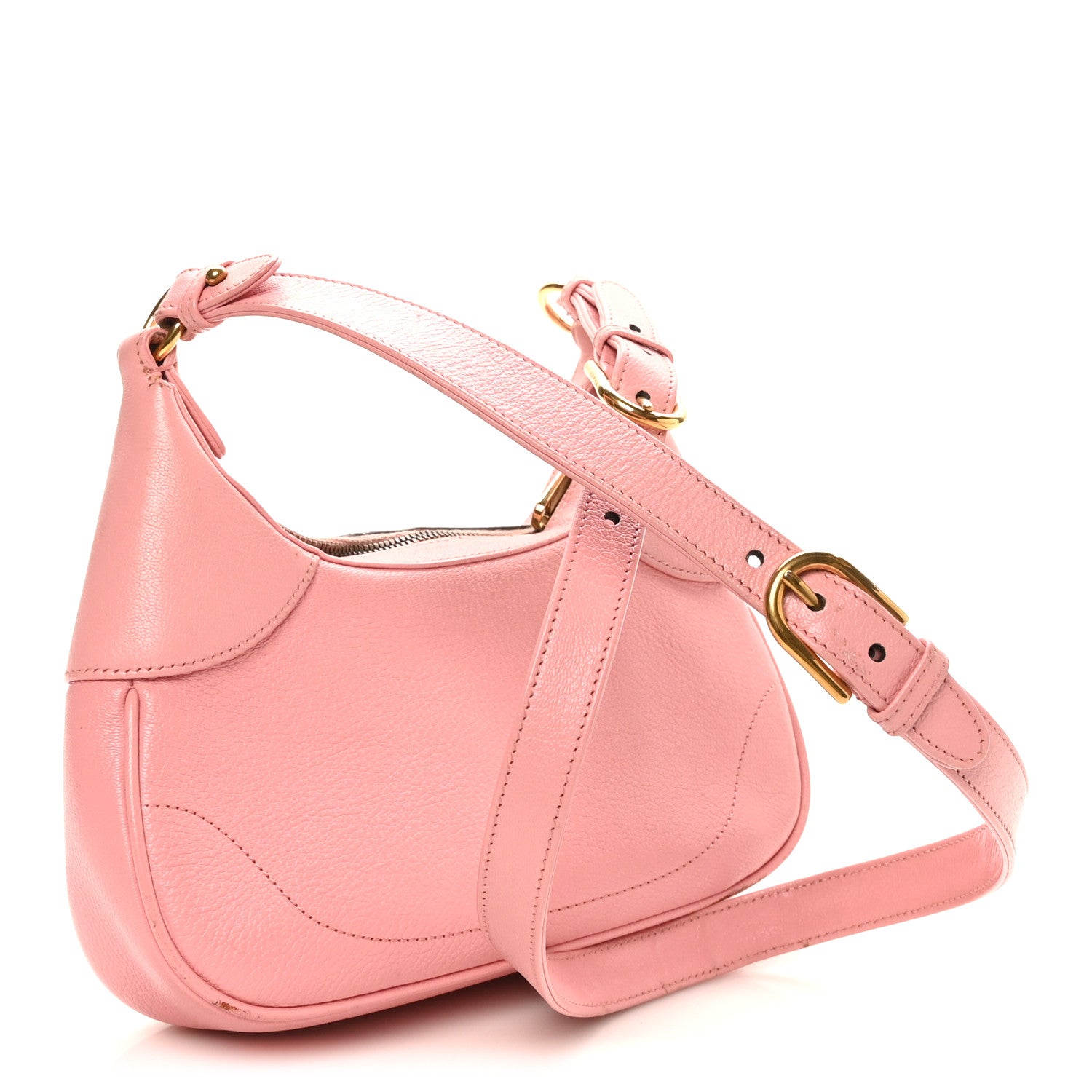 Gucci Goatskin Small Aphrodite Shoulder Bag Wild Rose 1840157