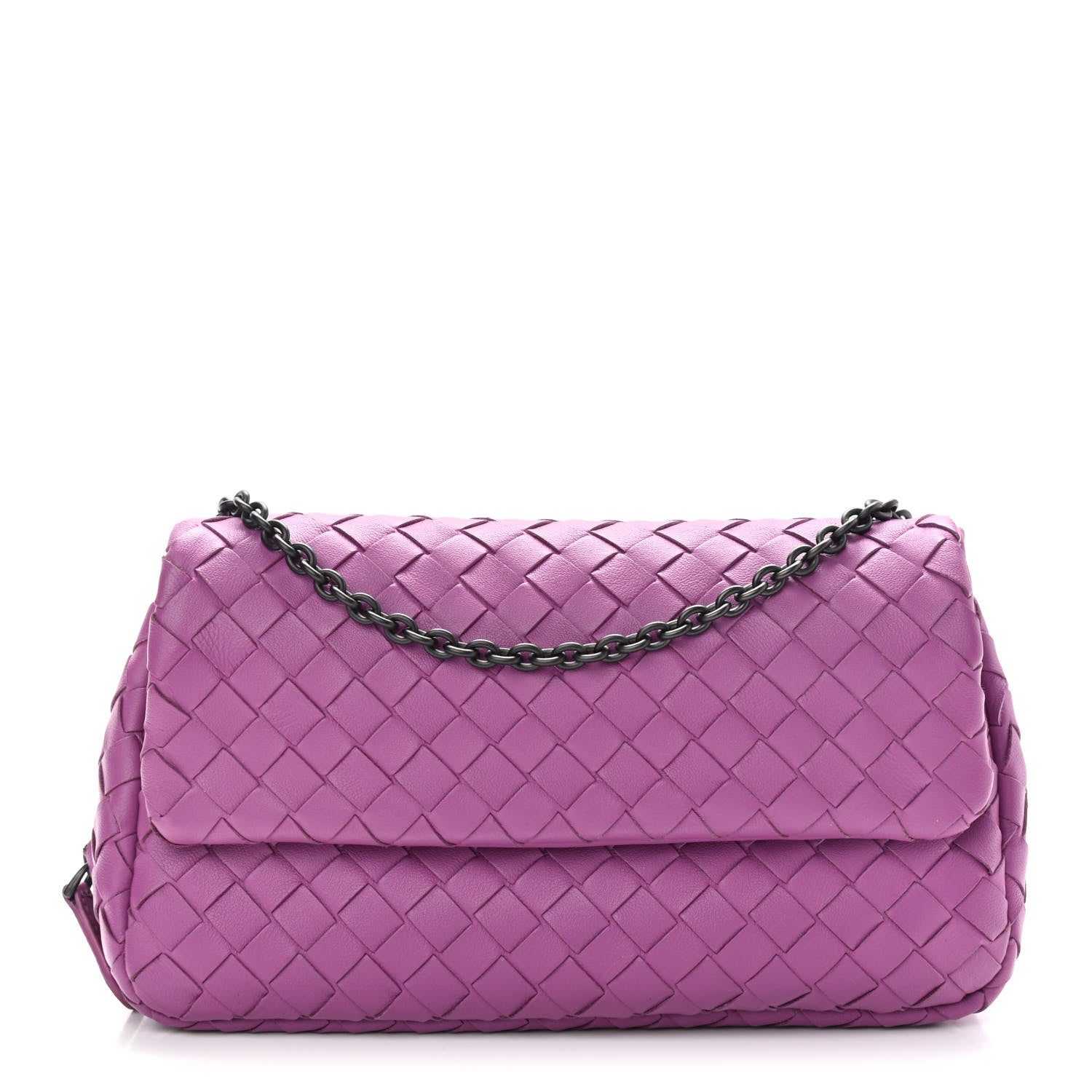 Bottega Veneta Nappa Intrecciato Mini Messenger Bag Peony 1 of 10