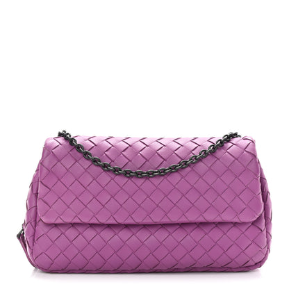 Bottega Veneta Nappa Intrecciato Mini Messenger Bag Peony 1 of 10