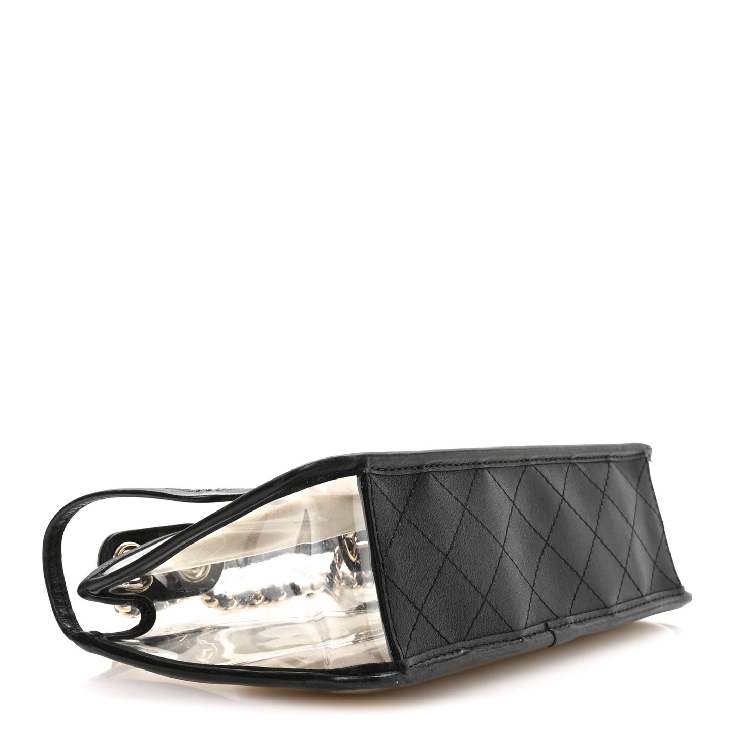 Lambskin PVC Medium Sand By The Sea Flap Black