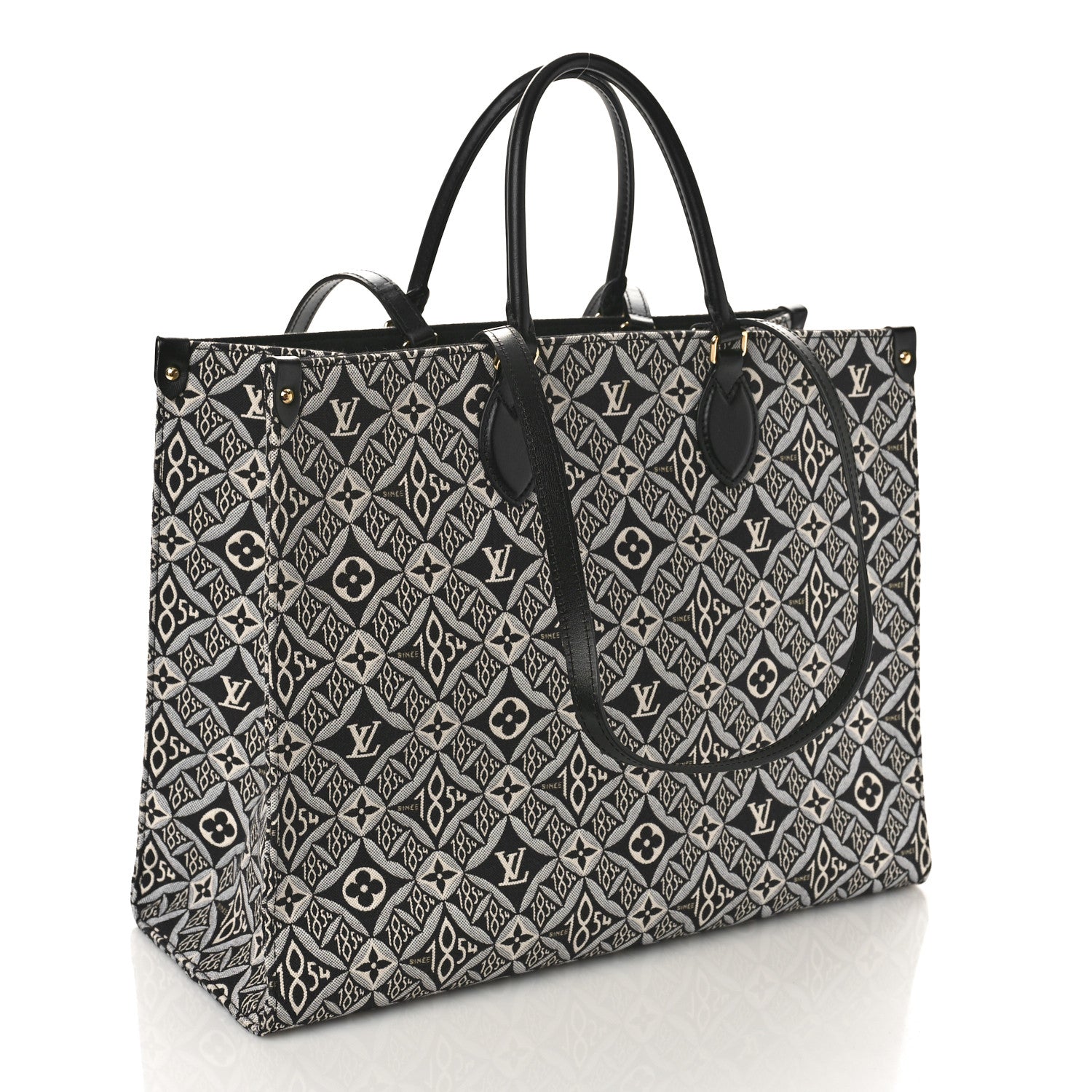 Louis Vuitton Jacquard Since 1854 Onthego GM Grey 3 of 8