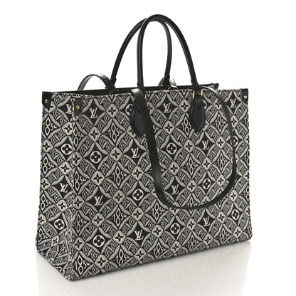 Louis Vuitton Jacquard Since 1854 Onthego GM Grey 3 of 8