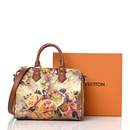 Louis Vuitton Metallic Monogram LV Garden Speedy Bandouliere 25 Gold 10 of 10