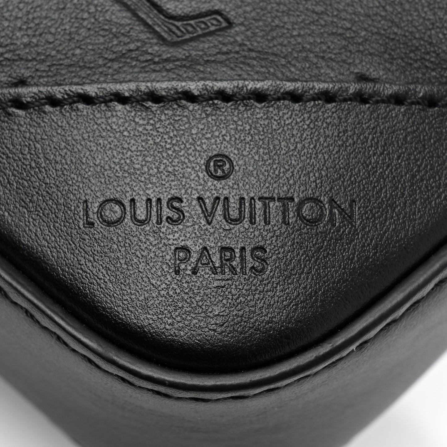 Calfskin Monogram Shadow Duo Messenger Black