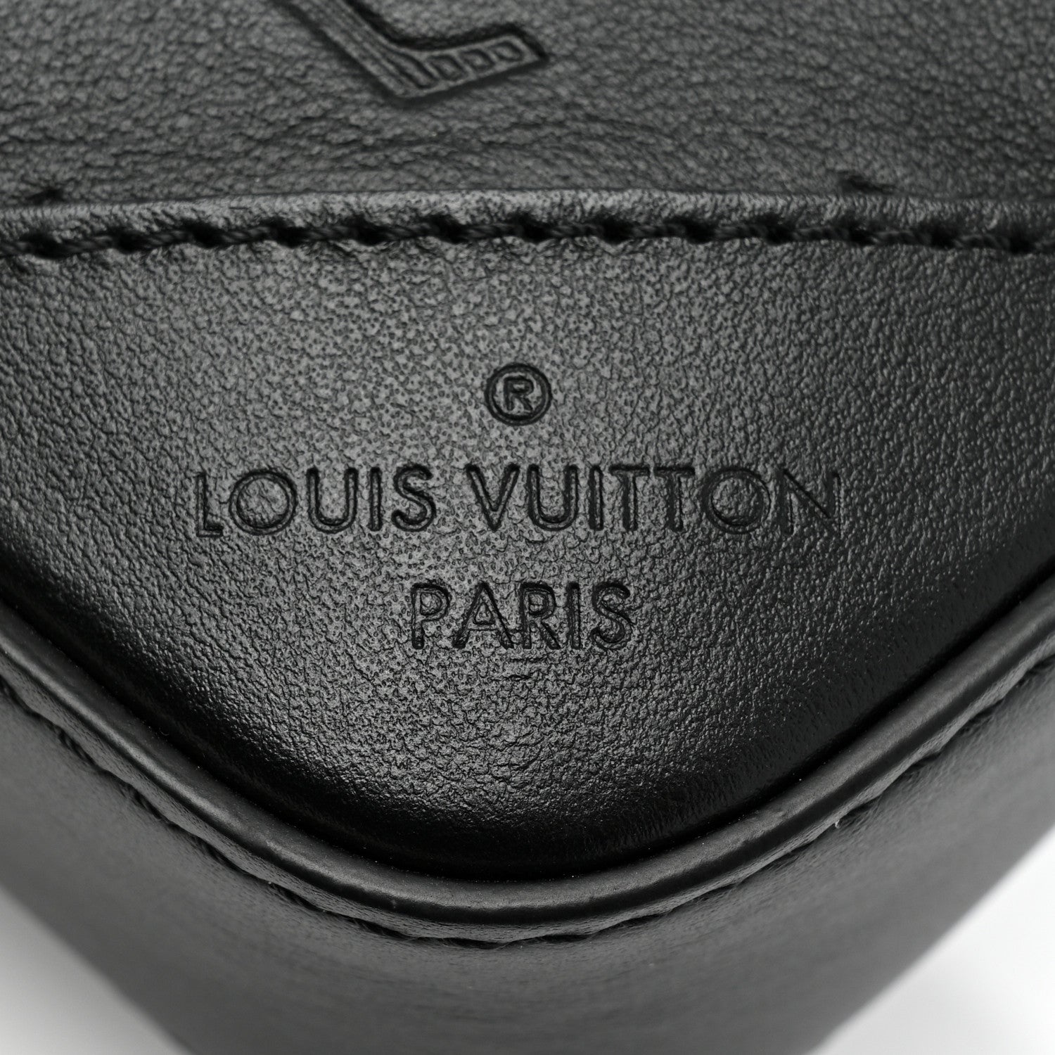 Louis Vuitton Calfskin Monogram Shadow Duo Messenger Black 8 of 8