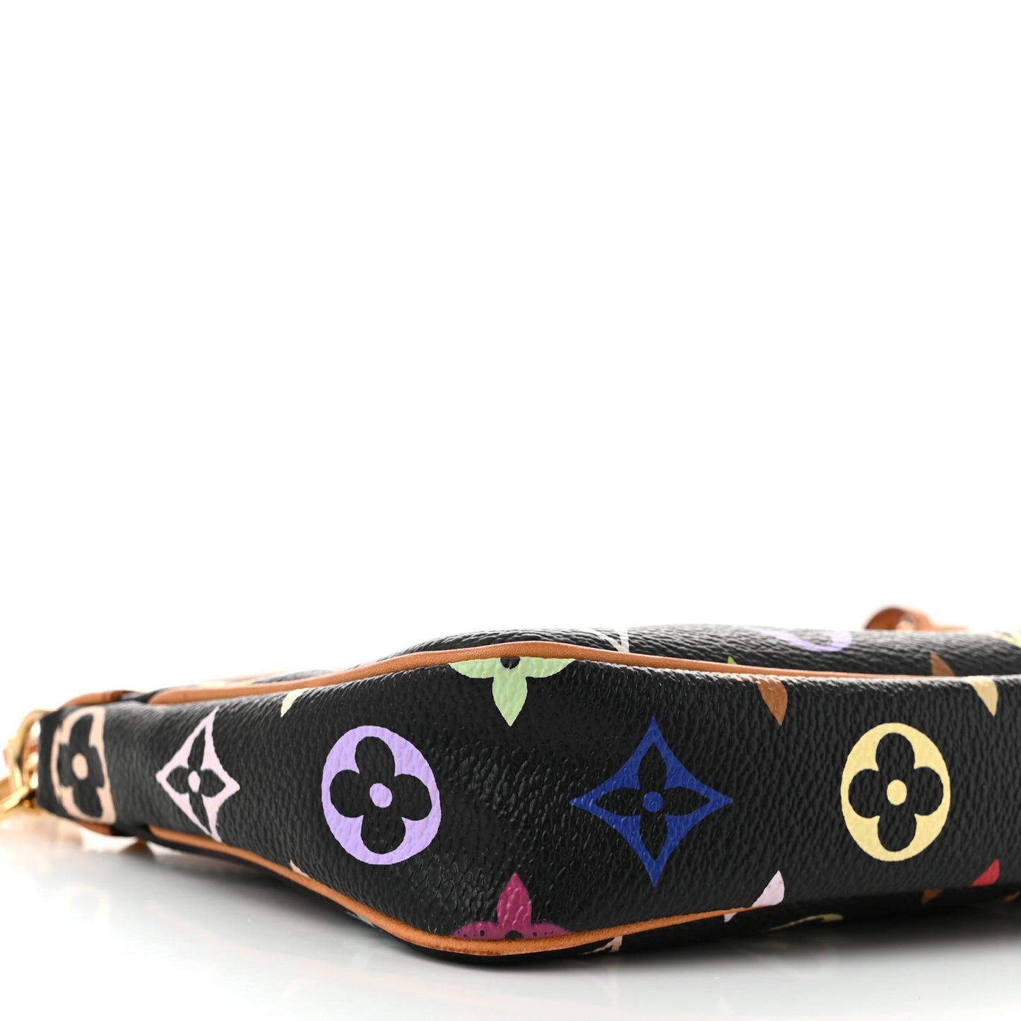 Monogram Multicolor Pochette Accessories Black