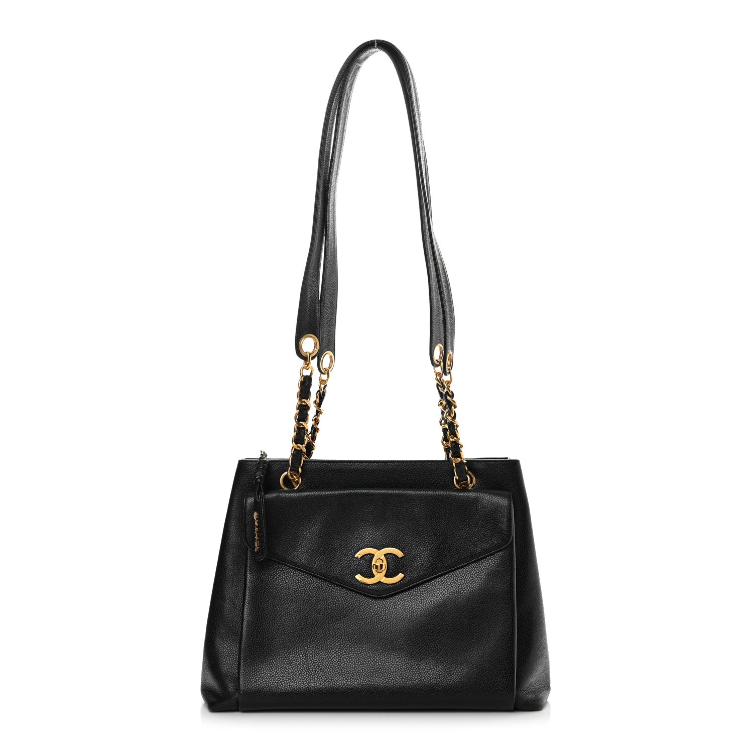 Chanel Caviar CC Shopper Tote Black 1 of 18