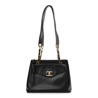 Chanel Caviar CC Shopper Tote Black 1 of 18