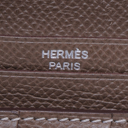 Hermes Epsom Leather Bearn Wallet Etoupe 7 of 8