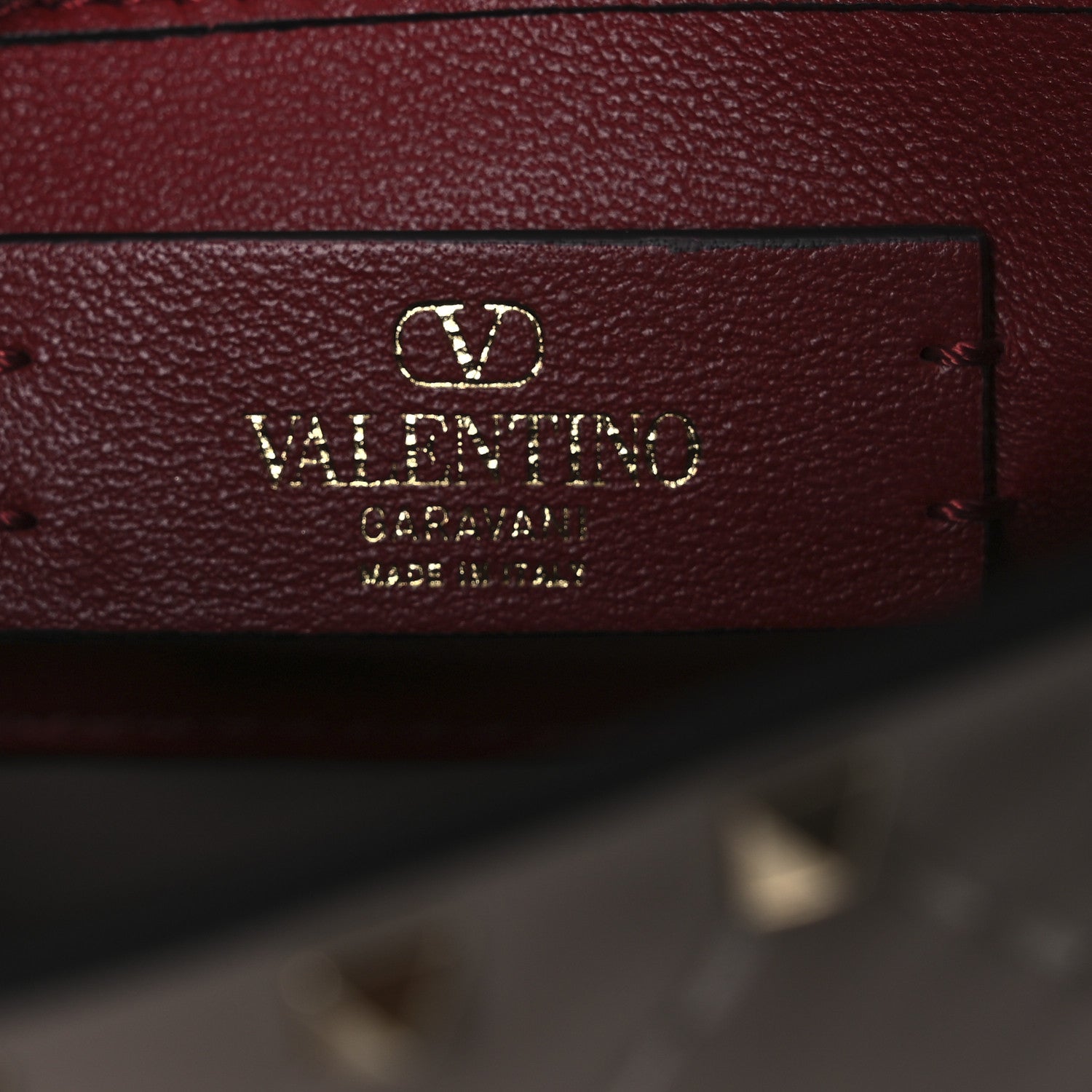 Valentino Garavani Lambskin Small Rockstud Spike Shoulder Bag Poudre 6 of 10