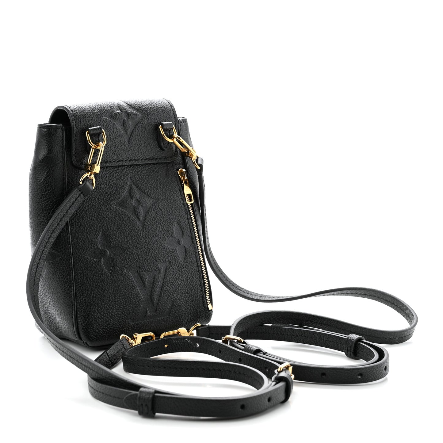 Empreinte Monogram Giant Tiny Backpack Black
