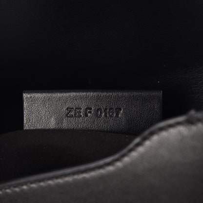 Givenchy Calfskin Mini Pandora Box Logo Strap Crossbody Bag Black 7 of 8