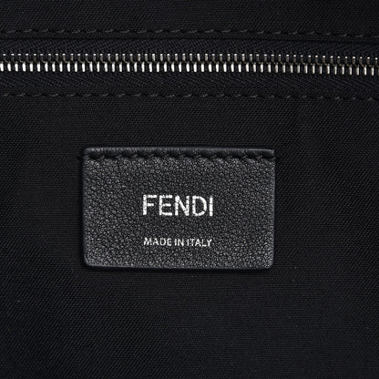 Fendi Vitello Dolce Fox Elaphe Ayers Hypnoteyes Large Backpack Black Giallo Multicolor 6 of 7