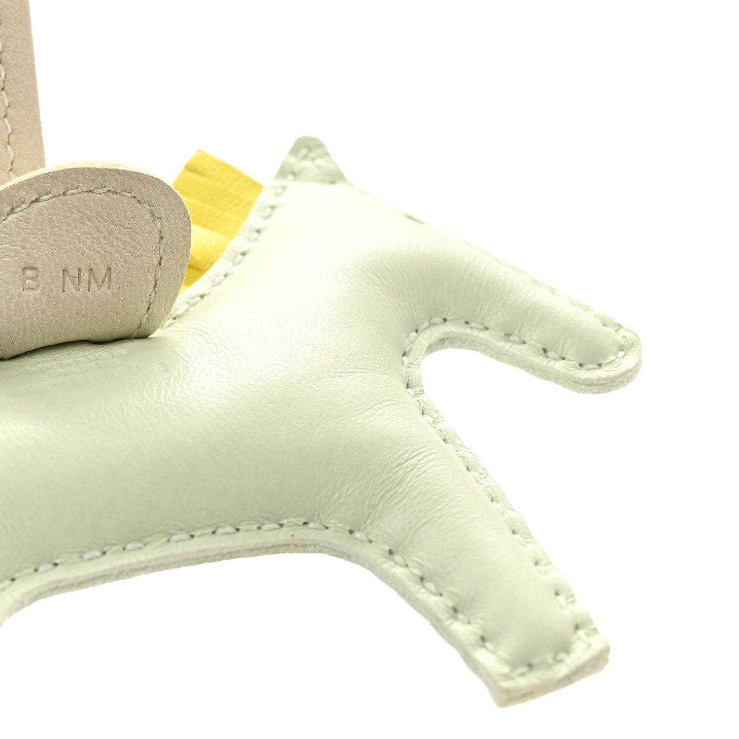 Hermes Milo Lambskin Grigri Rodeo Horse Bag Charm PM Vert Fizz Lime Craie 4 of 5