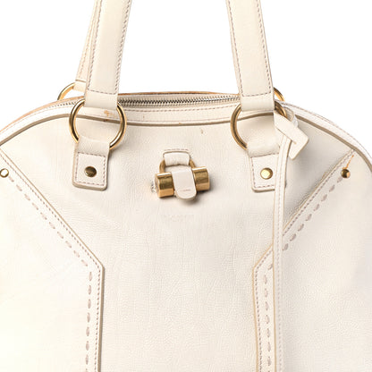 Saint Laurent Calfskin Large Muse Ivory 7 of 11