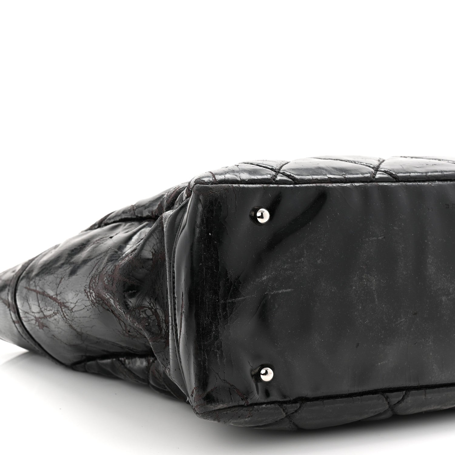 Chanel Vinyl Quilted Large Paris Biarritz Tote Black 9 of 14