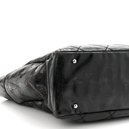Chanel Vinyl Quilted Large Paris Biarritz Tote Black 9 of 14