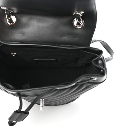 Chanel Calfskin Chevron Quilted Small Urban Spirit Backpack Black 5 of 10
