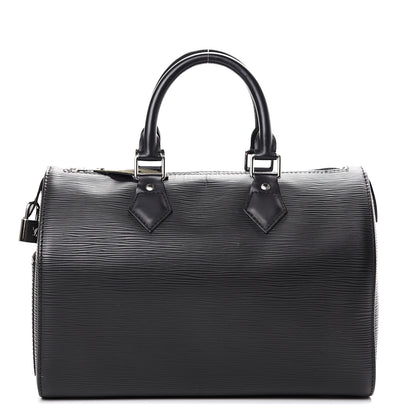 Louis Vuitton Epi Speedy 25 Black 1 of 14