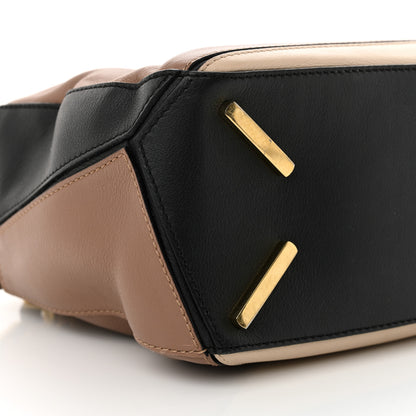 Loewe Calfskin Small Puzzle Bag Sand Hazelnut Ash 9 of 16