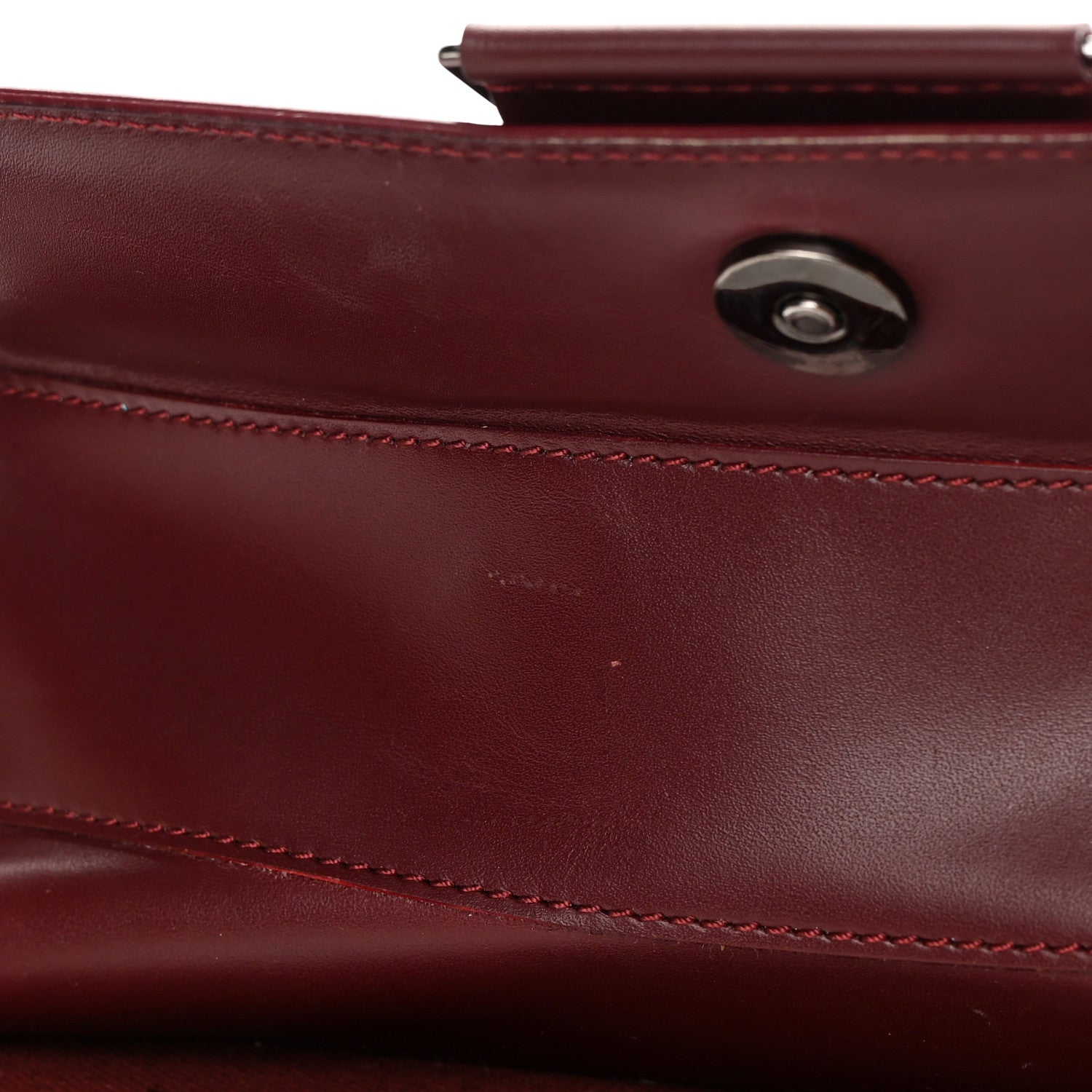 Christian Dior Canvas Calfskin Street Chic Columbus Ave Burgundy 13 of 15
