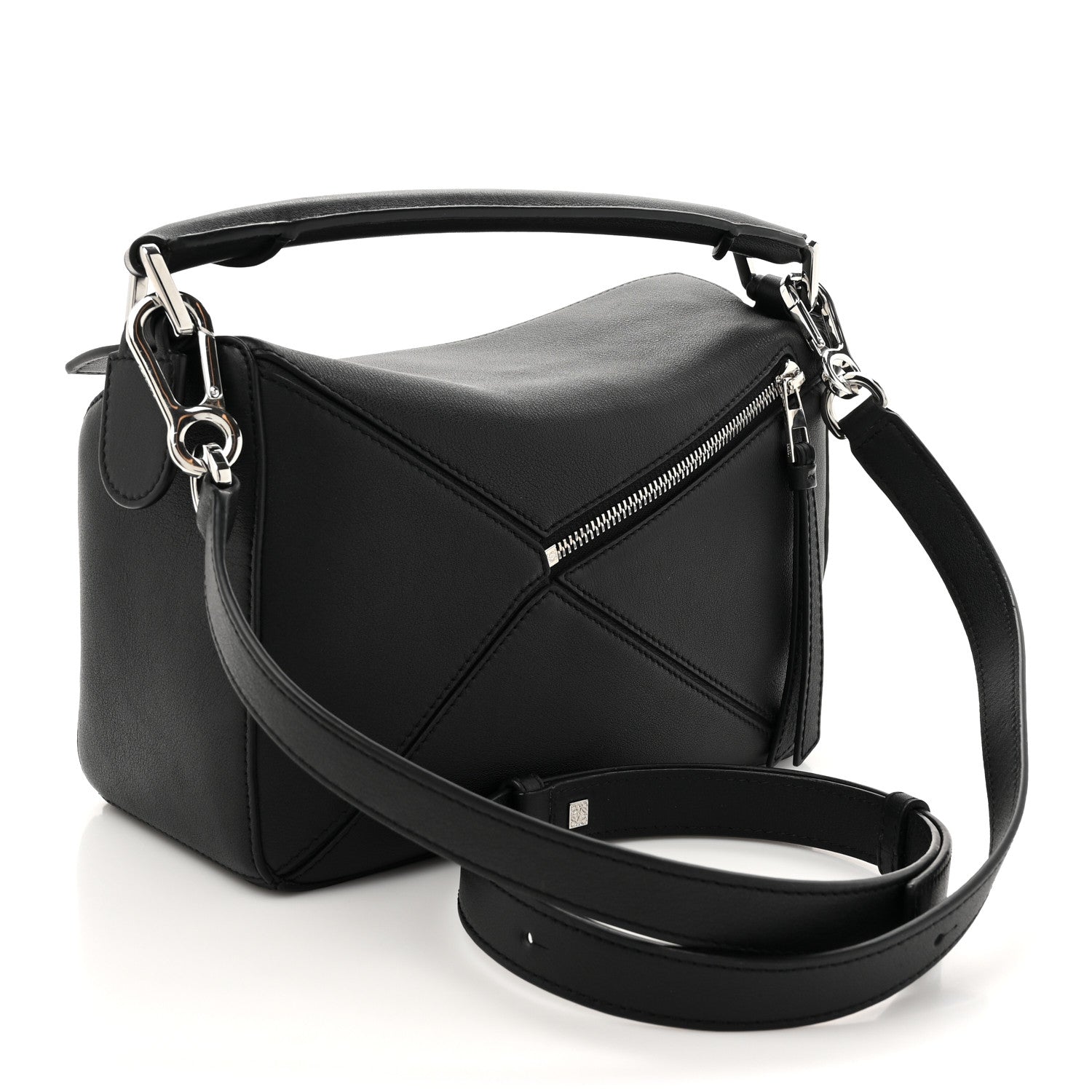 Loewe Calfskin Small Puzzle Bag Black 3 of 9
