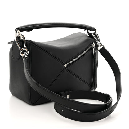Loewe Calfskin Small Puzzle Bag Black 3 of 9