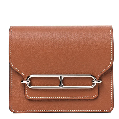 Hermes Evercolor Roulis Slim Wallet Gold 1 of 5