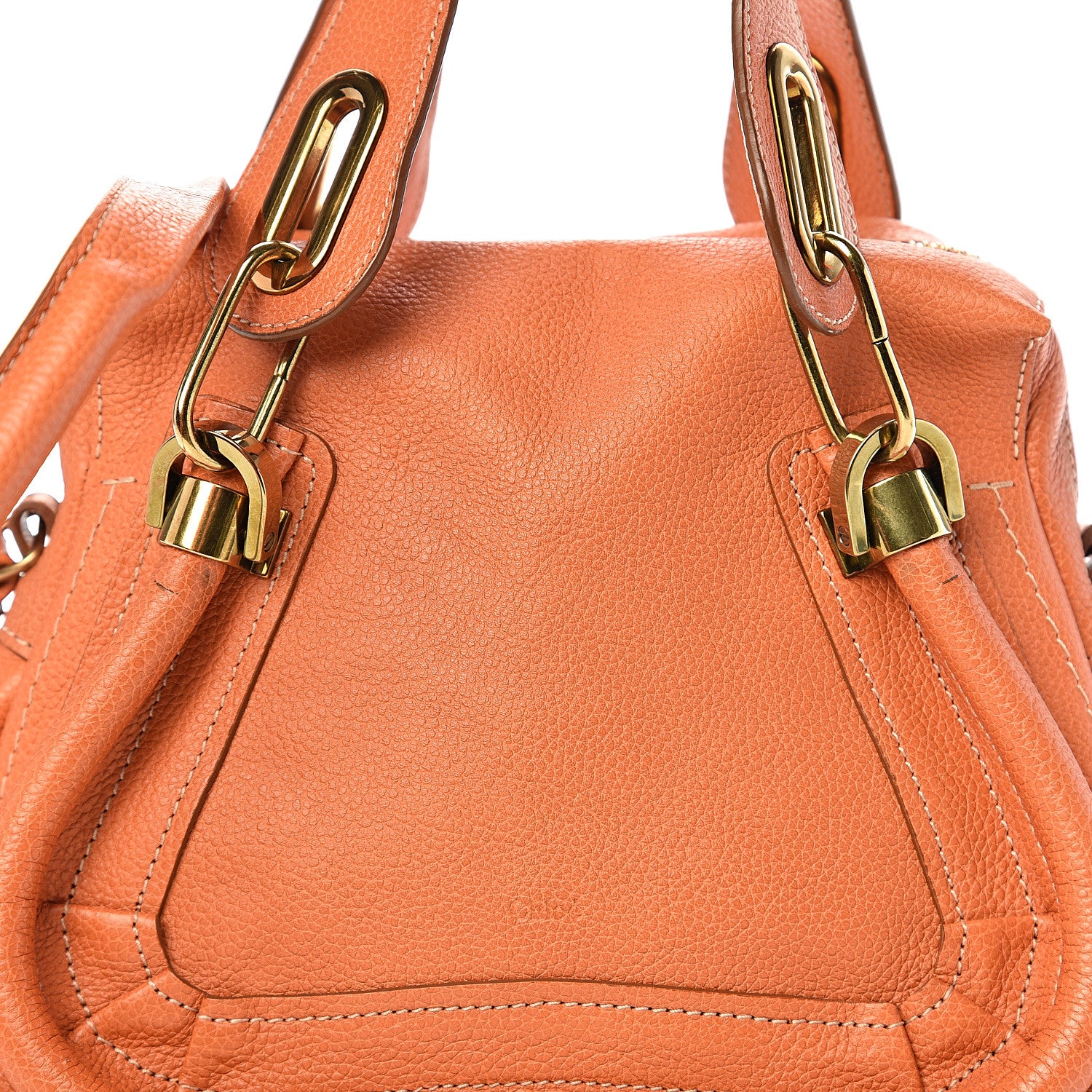 Chloe Calfskin Small Paraty Suntan 9 of 9