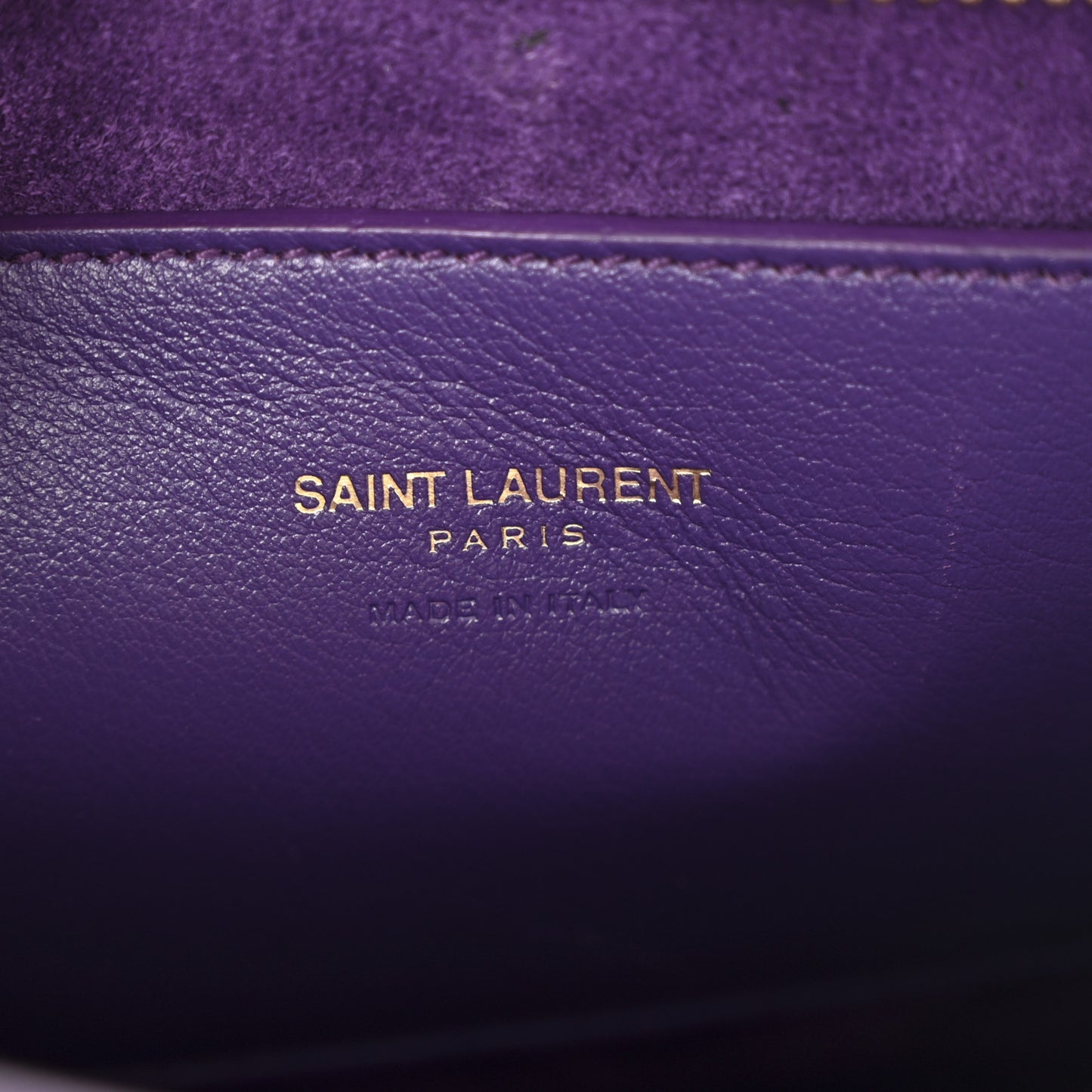 Calfskin Monogram Baby Cabas Purple