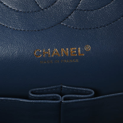 Chanel Caviar Quilted Jumbo Double Flap Navy Blue 5 of 8
