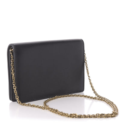 Christian Dior Calfskin J'Adior Wallet on Chain Pouch Black 3 of 10