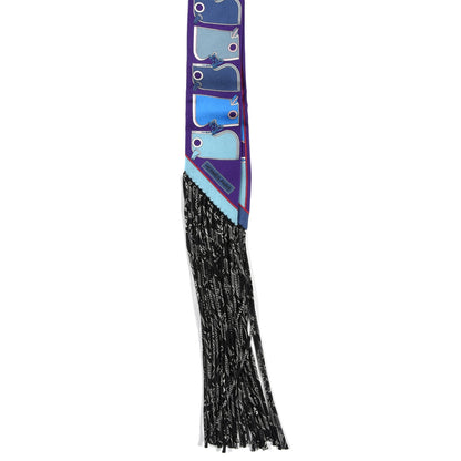 Hermes Silk Camails Fringed Twilly 2 of 3