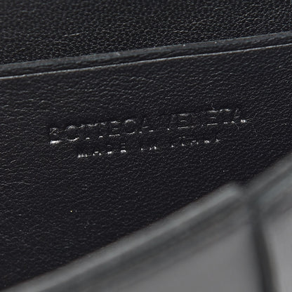 Bottega Veneta Lambskin Maxi Intrecciato Extra Mini Cassette Crossbody Bag Black 6 of 8